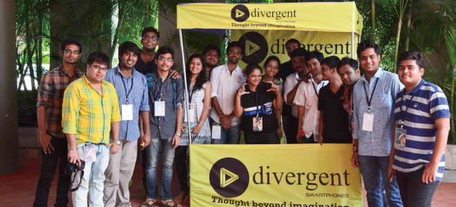 divergent sponsorship and participation with KIIT University